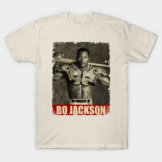 Bo Jackson - NEW RETRO STYLE T-Shirt by FREEDOM FIGHTER PROD